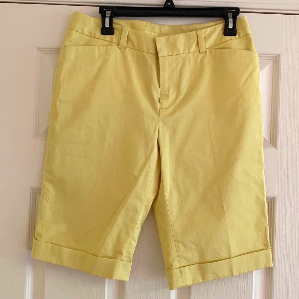 NWHT Club Monaco Cotton Bermuda Shorts Size 8